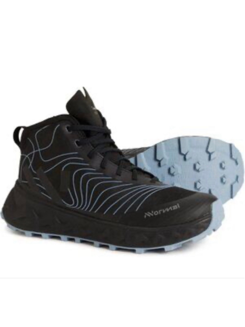 NNormal Tomir Boot Waterproof Hiking Boots Shoes Black Blue US 7.5